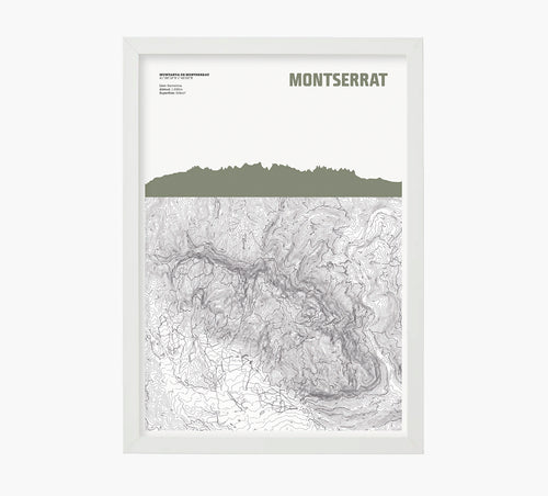 Print Topográfico Montserrat