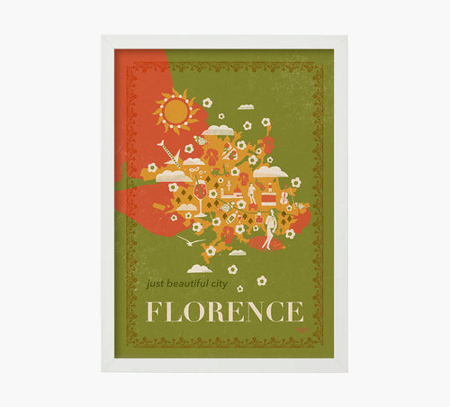 Print Florence Mapa