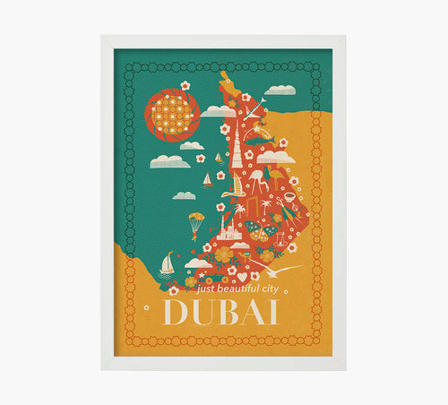 Print Dubai Mapa