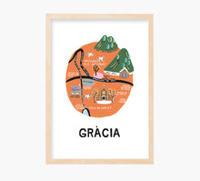 Cargar imagen en el visor de la galería, Print Barrio del Gràcia