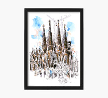 Cargar imagen en el visor de la galería, Print Sagrada Familia in Spring