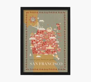 Print San Francisco Mapa