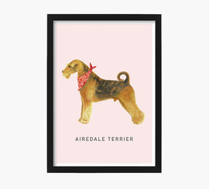 Print Airedale Terrier
