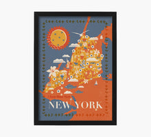Cargar imagen en el visor de la galería, Print New York Mapa