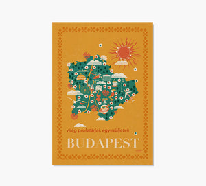 Print Budapest Mapa