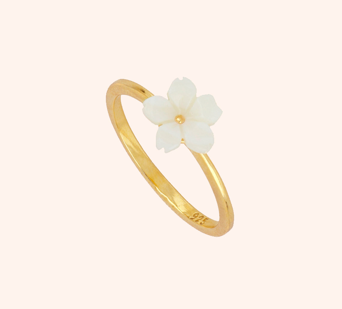 ANILLO FLOR NACAR