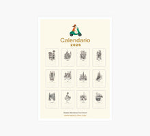 Load image into Gallery viewer, CALENDARIO MONOCROMO 2026
