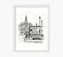 Load image into Gallery viewer, Dorado Madrid Estación de Sevilla Art Print