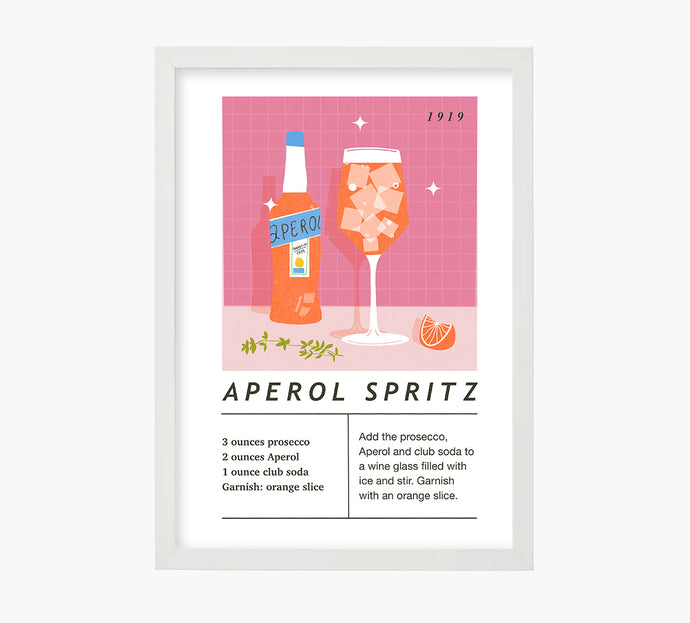 Cóctel Aperol Spritz Art Print