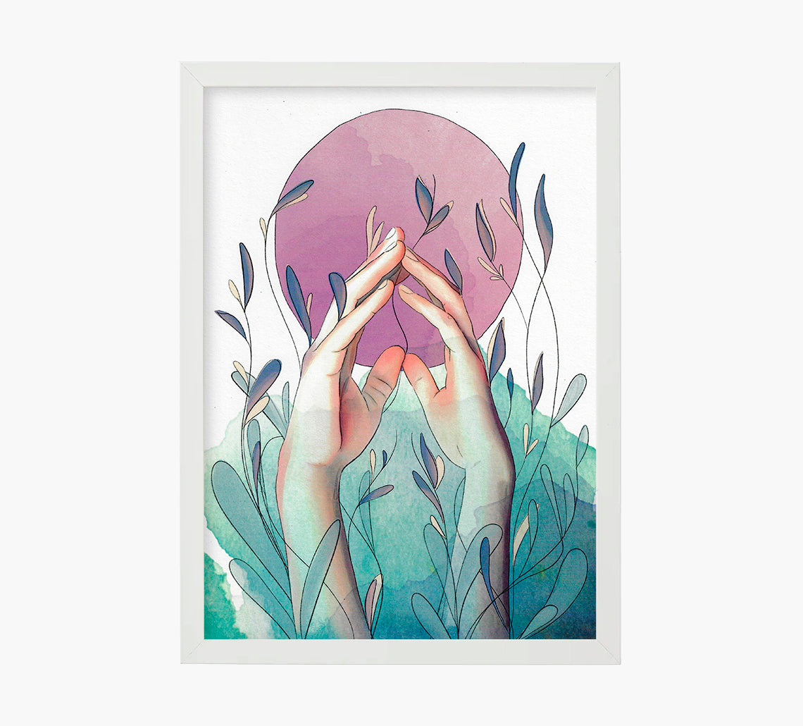 Mon Lila Art Print