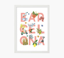 Load image into Gallery viewer, Print Barcelona Letras Rosa