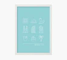 Load image into Gallery viewer, Minimal Icono Barcelona Art Print