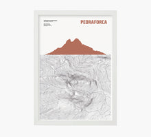 Cargar imagen en el visor de la galería, Topográfico Pedraforca Art Print
