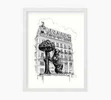 Load image into Gallery viewer, Dorado Madrid Oso y el Madroño Art Print