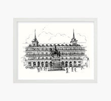 Load image into Gallery viewer, Dorado Madrid Plaza Mayor Art Print