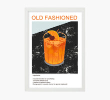 Cargar imagen en el visor de la galería, Cóctel Old Fashioned Art Print