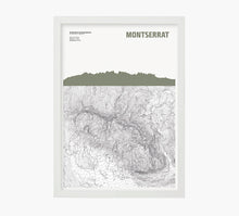 Cargar imagen en el visor de la galería, Topográfico Montserrat Art Print