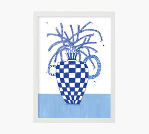 Ferns Pottery Art Print