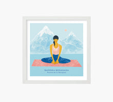 Cargar imagen en el visor de la galería, Yoga Baddha Konasana Art Print