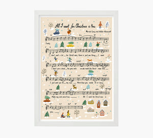 All i want for Christmas is you Art Print