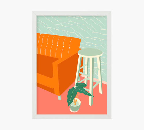 Sofa Banqueta Art Print