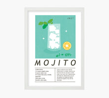 Cargar imagen en el visor de la galería, Cóctel Mojito Art Print