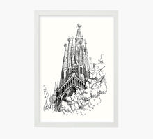 Cargar imagen en el visor de la galería, Print Sagrada Familia Dorado