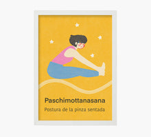 Load image into Gallery viewer, Yoga Paschimottanasana Art Print