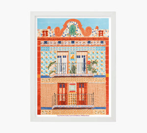 Fachada Casa Vicente Cortés Art Print