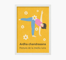 Load image into Gallery viewer, Yoga Ardha Chandrasana Art Print