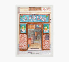 Load image into Gallery viewer, Locales Bar La Alegria Art Print