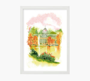Palacio de Cristal del Retiro Art Print