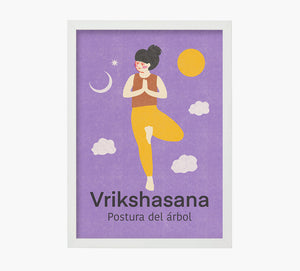 Yoga Vrikshasana Art Print