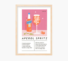 Cargar imagen en el visor de la galería, Cóctel Aperol Spritz Art Print