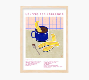 Print Churros con Chocolate