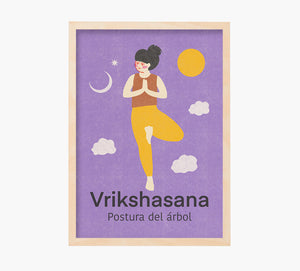 Yoga Vrikshasana Art Print