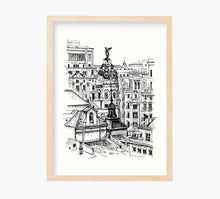 Load image into Gallery viewer, Dorado Madrid Metropolis Art Print