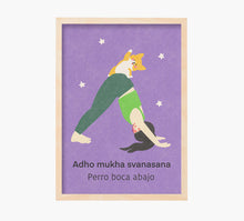 Load image into Gallery viewer, Yoga Adho Mukha Svanasana Art Print