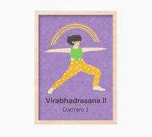Load image into Gallery viewer, Yoga Virabhadrasana 2 Art Print