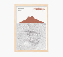 Cargar imagen en el visor de la galería, Topográfico Pedraforca Art Print