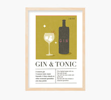 Load image into Gallery viewer, Print Gin Tonic