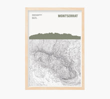 Cargar imagen en el visor de la galería, Print Topográfico Montserrat