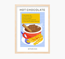 Load image into Gallery viewer, Receta Hot Chocolate Art Print
