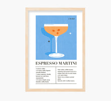 Load image into Gallery viewer, Coctel Espresso Martini Art Print