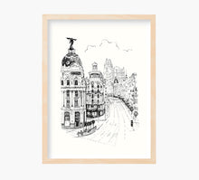 Load image into Gallery viewer, Dorado Madrid Gran Via Art Print