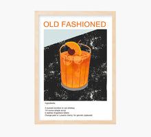 Cargar imagen en el visor de la galería, Cóctel Old Fashioned Art Print