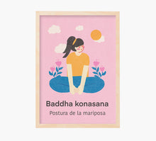 Load image into Gallery viewer, Yoga Baddha Konasana Art Print