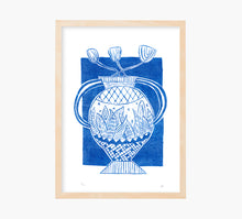 Cargar imagen en el visor de la galería, Blue Tulips Art Print
