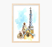 Load image into Gallery viewer, Park Güell Art Print