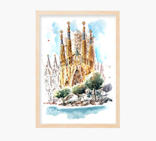 Cargar imagen en el visor de la galería, Print Sagrada Familia